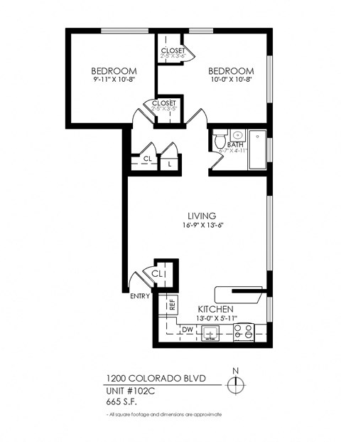2 bedroom for rent in denver